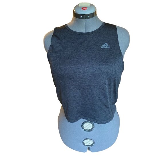 Adidas Grey Running Tank Top - Picture 1 of 6